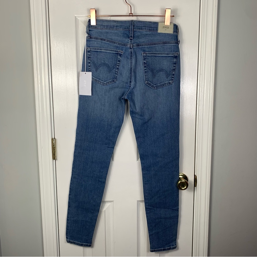 Edwin Womens Size 26 Pixie Mid Rise Skinny Jeans - Picture 2 of 6